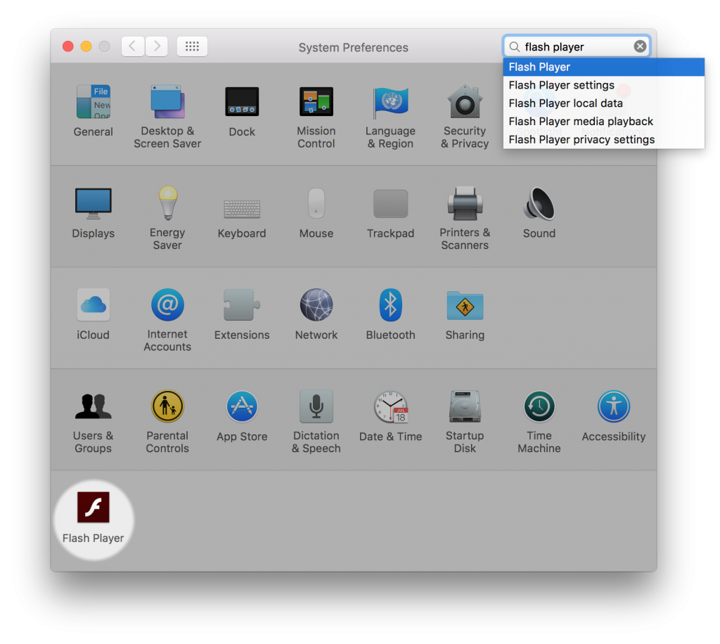 Adobe Flash For Mac 10.11.6